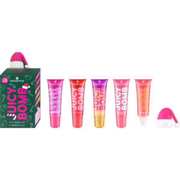 Essence Juicy Bomb Christmas Edition Shiny Lipgloss Set