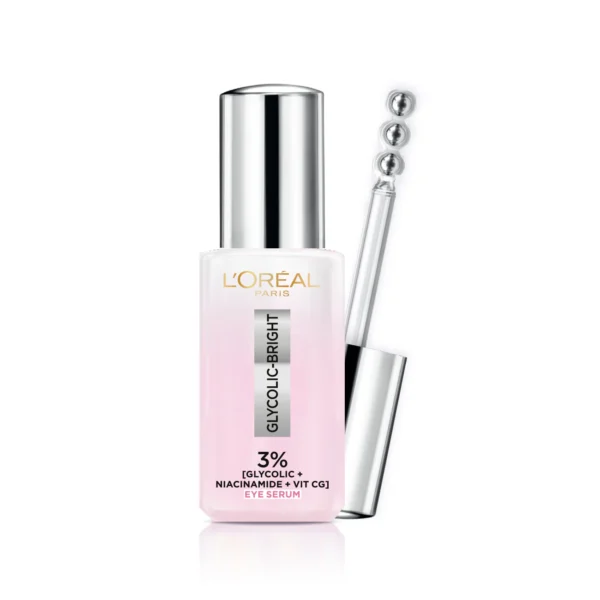 L'Oreal Paris Glycolic Eye Serum For Dark circles, Brighten Eyes