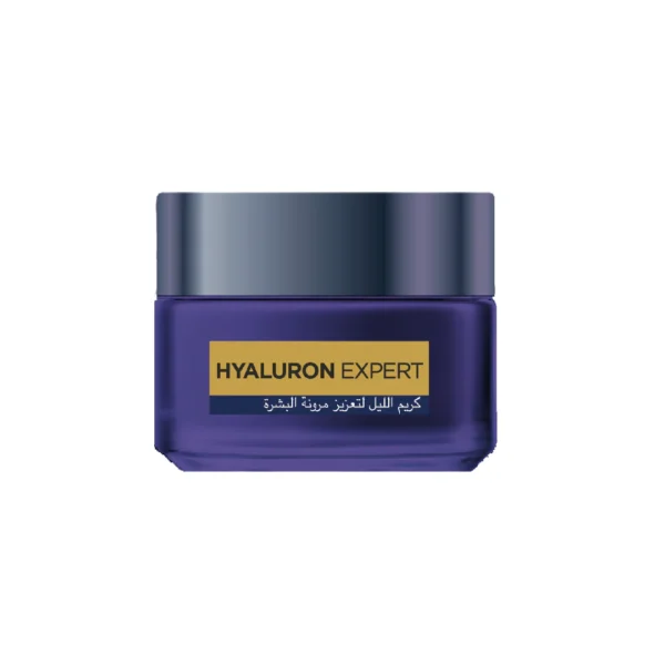 L'Oreal Hyaluron Expert Moisturiser and Plumping Anti-Aging Night Cream with Hyaluronic Acid